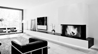 modern kandalló