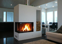 modern kandalló