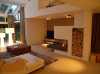 modern kandalló